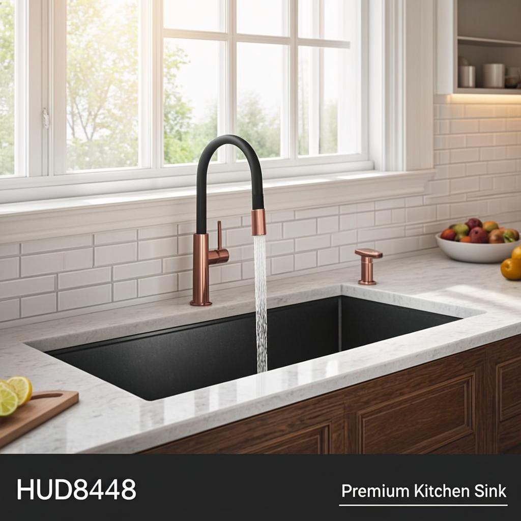 h ud8448 premium kitchen sink modern kitchen lifestyle