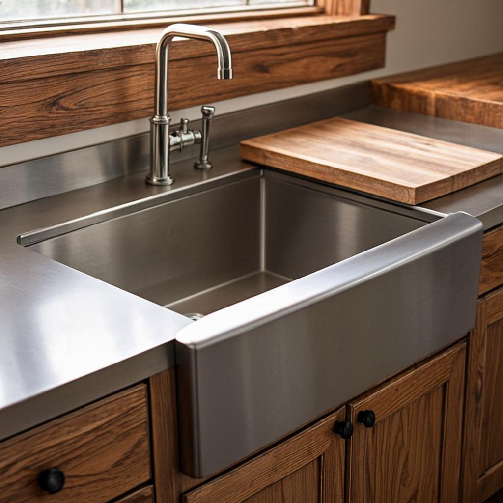 handmade top mount sink farmhouse apron