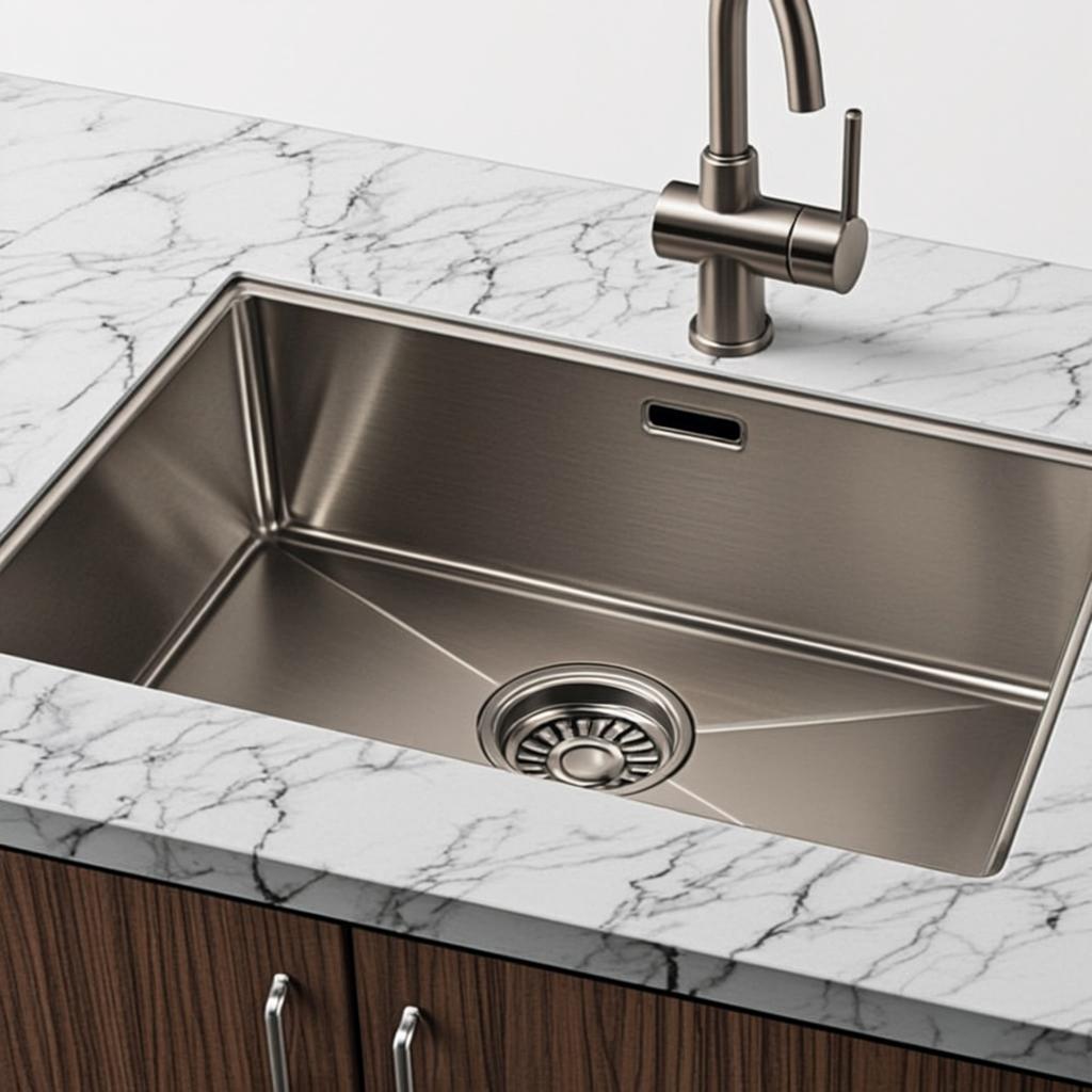 heavy duty stainless steel sink minimal industrial