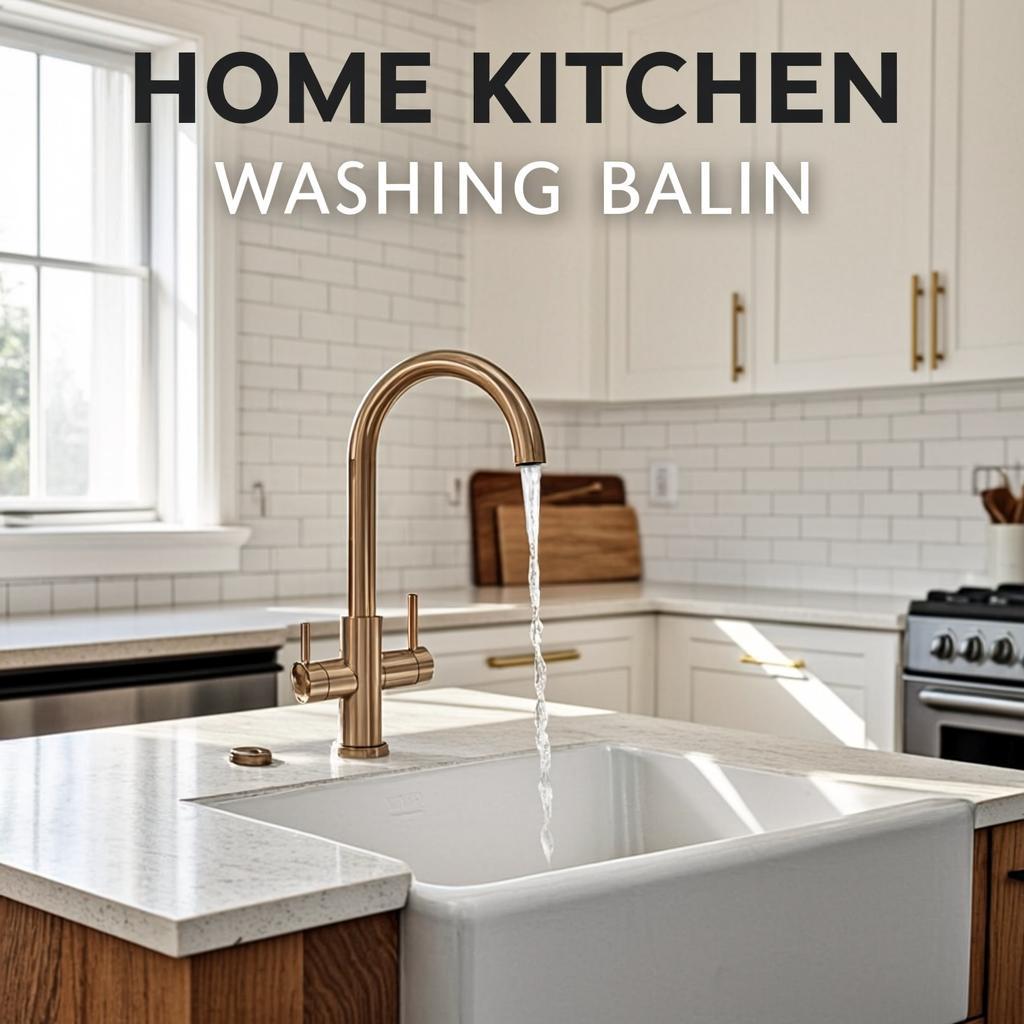 home kitchen washing basin modern kitchen lifestyle