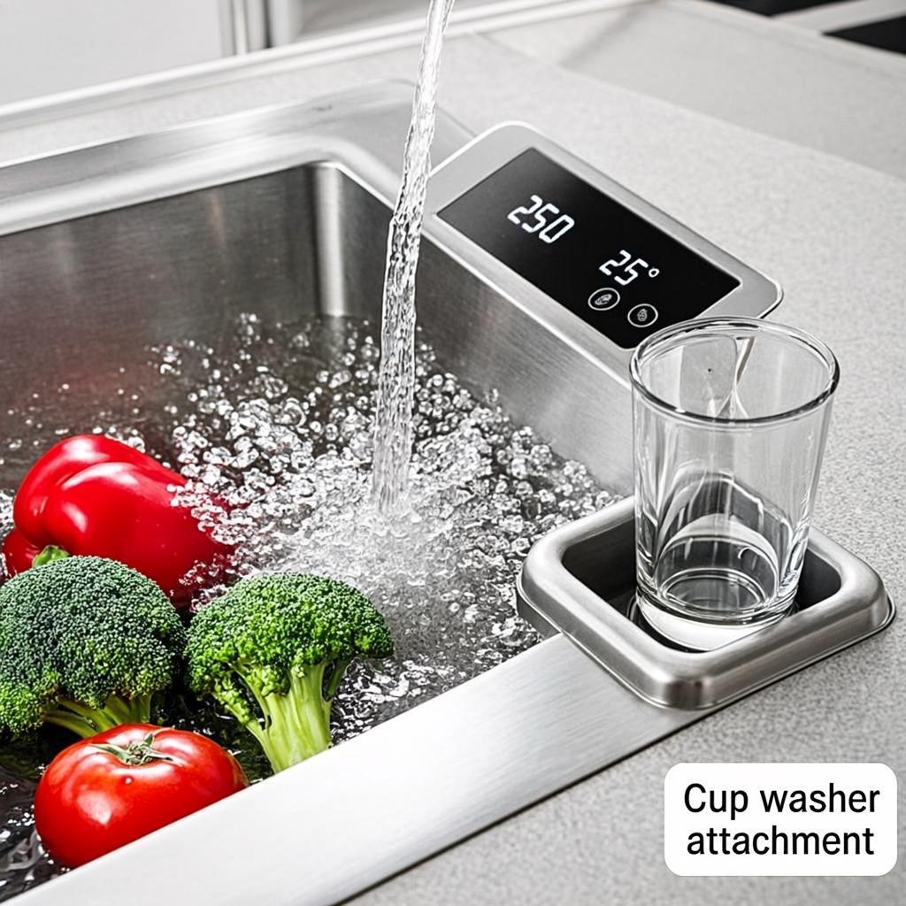 kitchen countertop sink basin smart multifunction