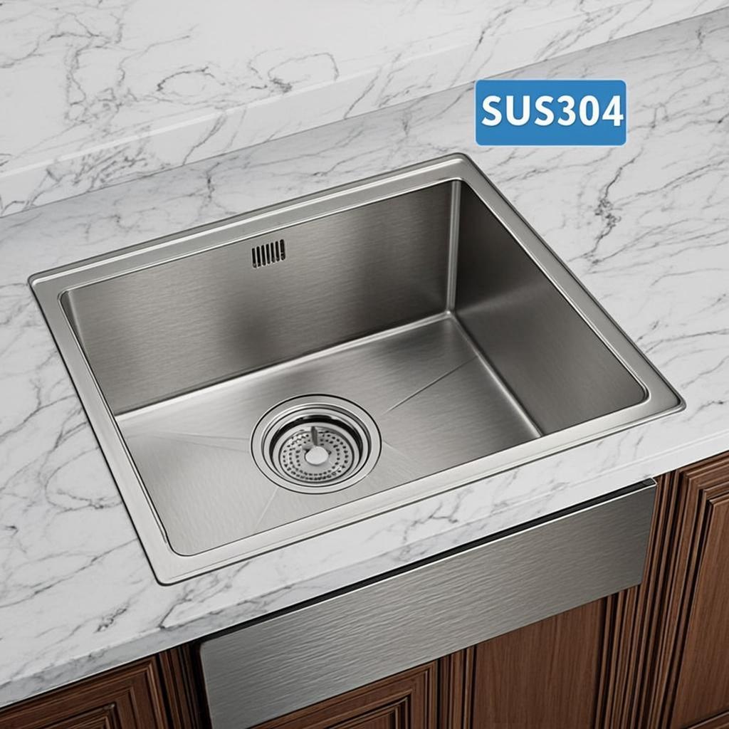 kitchen prep sink basin minimal industrial