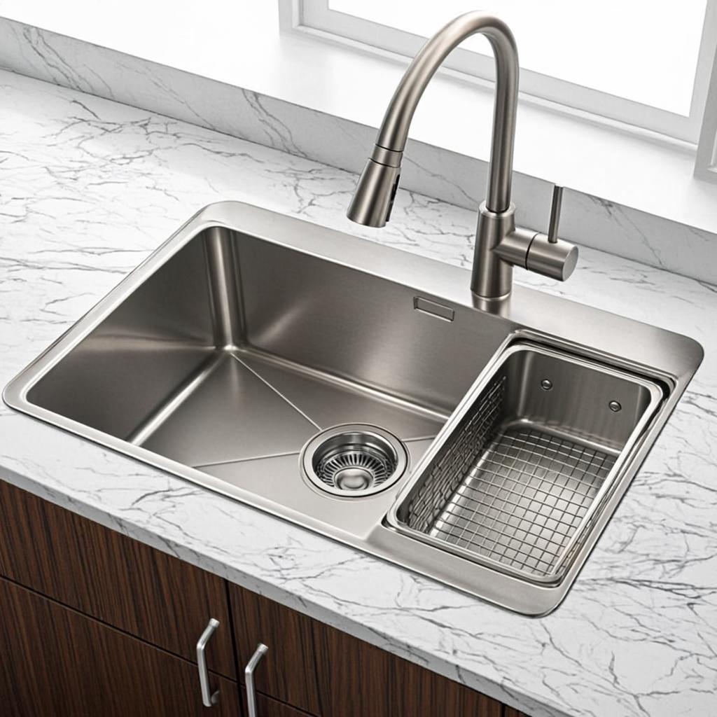 kitchen sink combo minimal industrial