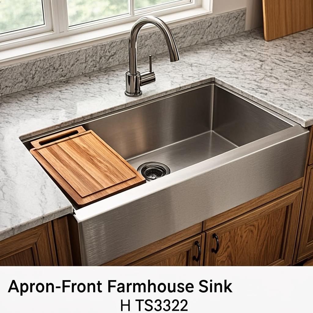 kitchen sink export model h ts3322 farmhouse apron