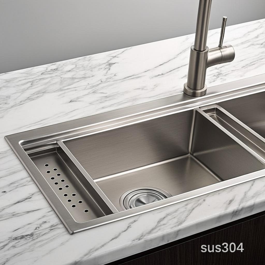 kitchen sink washing station minimal industrial