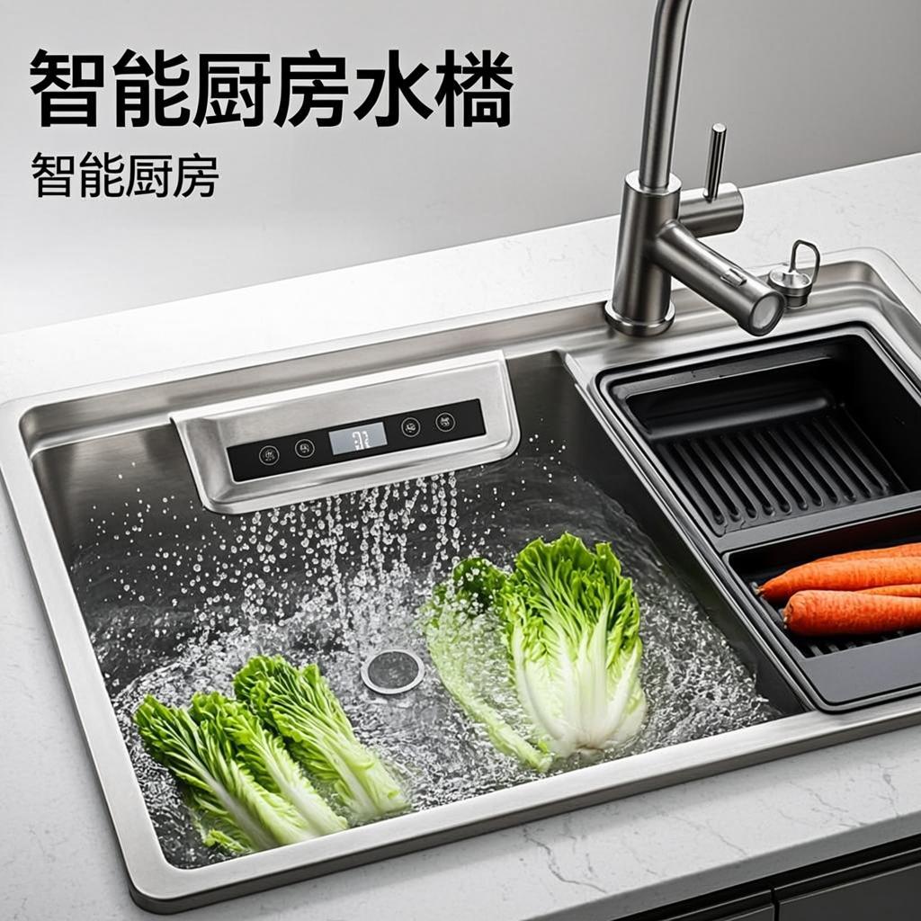 kitchen sink with accessories smart multifunction