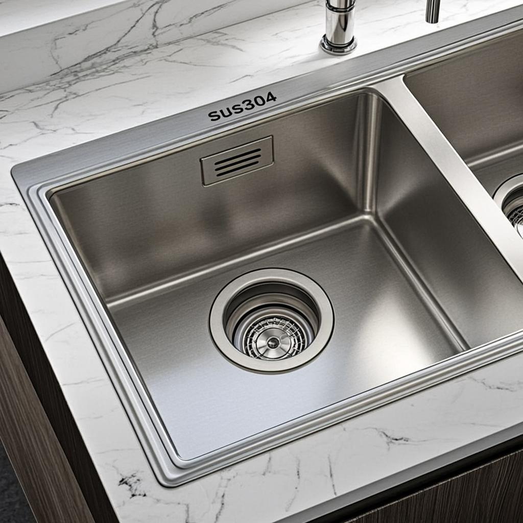 kitchen sink with colander minimal industrial