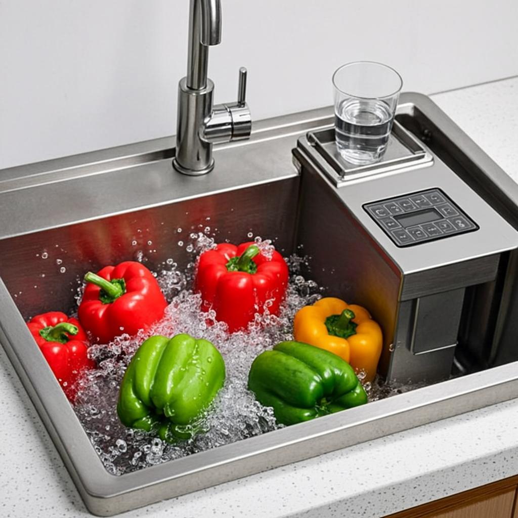 kitchen sink with sliding rail smart multifunction