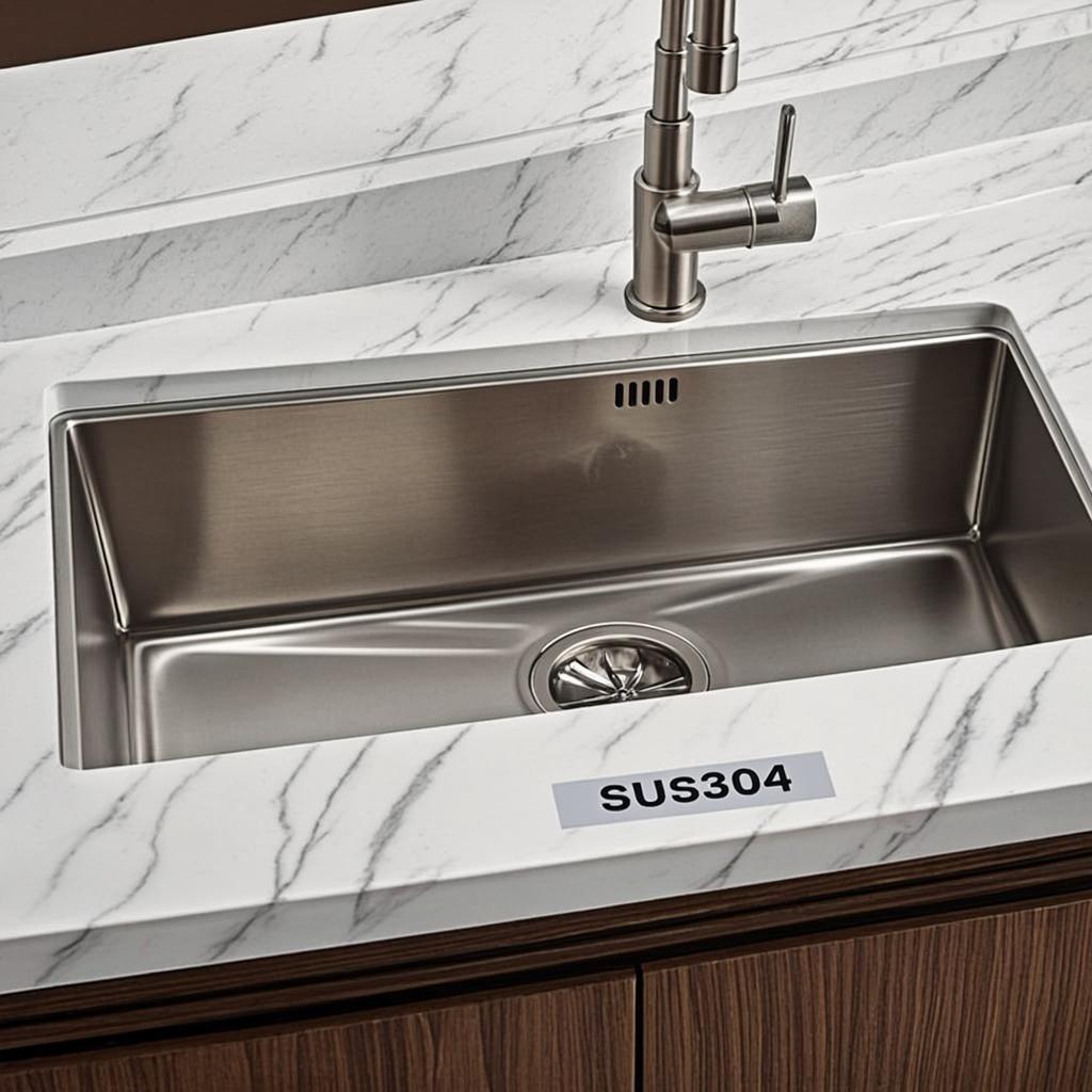 large handmade kitchen sink minimal industrial