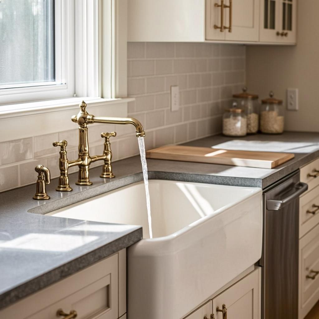 large handmade kitchen sink modern kitchen lifestyle