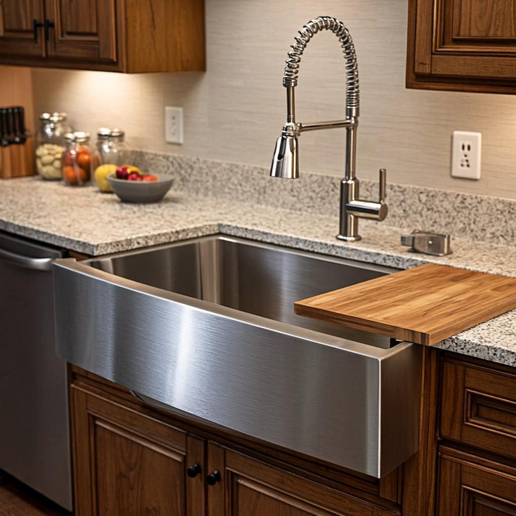 modern household kitchen sink farmhouse apron