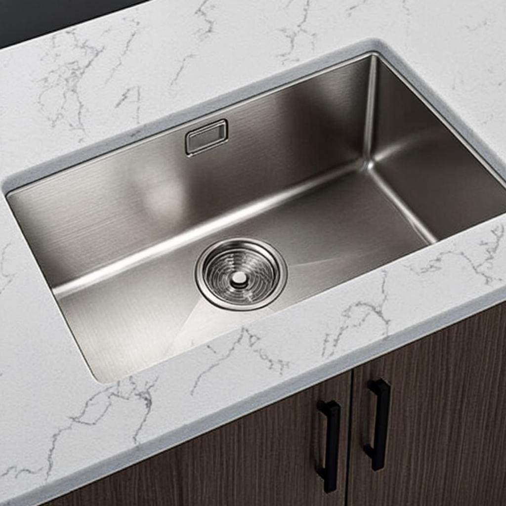 modern stainless basin sink minimal industrial