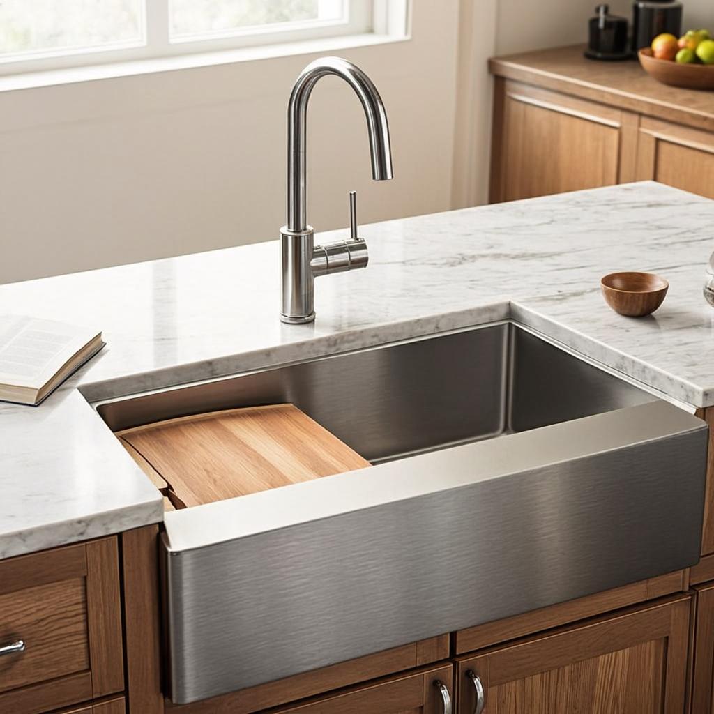 multifunctional sink farmhouse apron