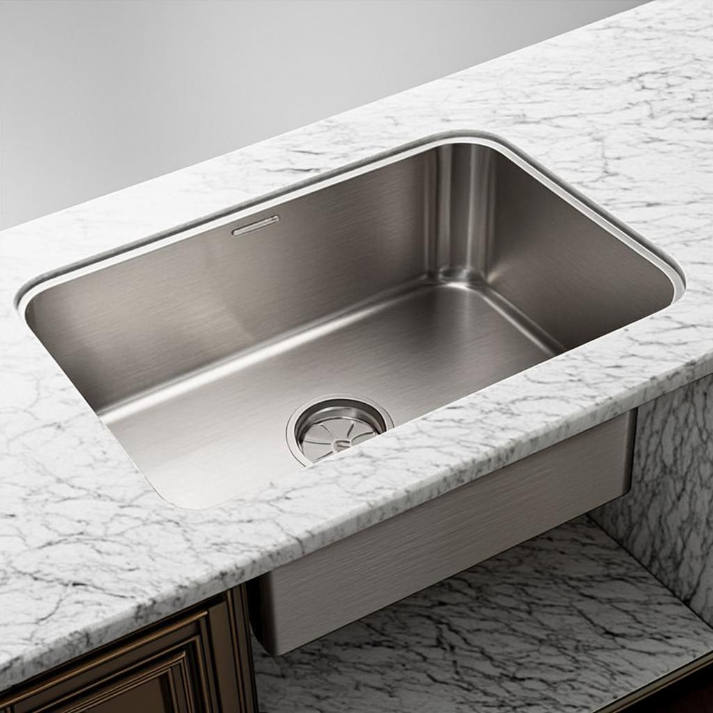 nano coated sink minimal industrial