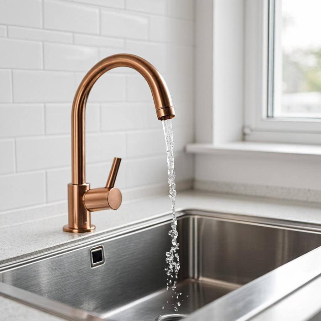 nano coated stainless steel sink modern kitchen lifestyle