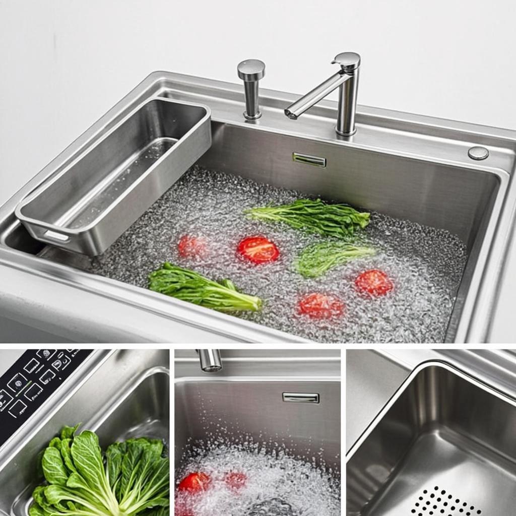 nano stainless steel sink smart multifunction