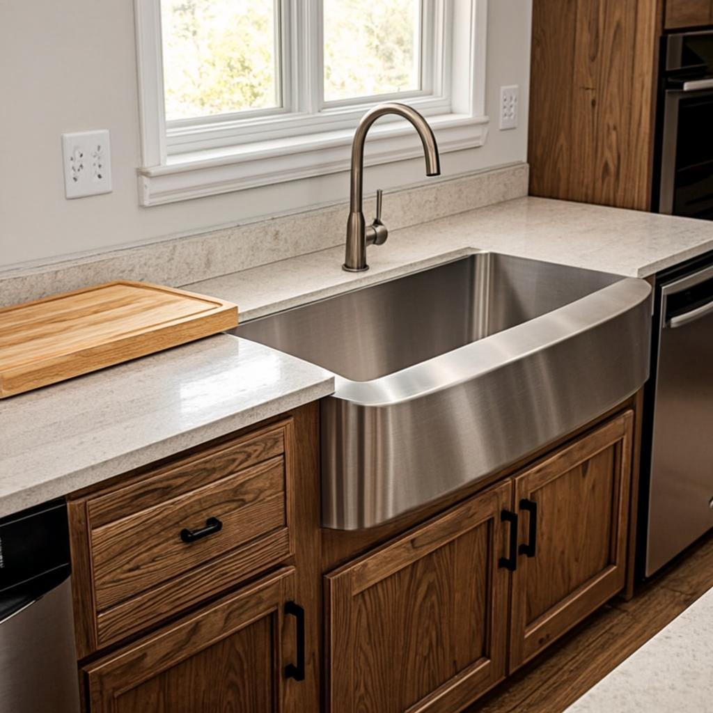 single bowl top mount sink farmhouse apron