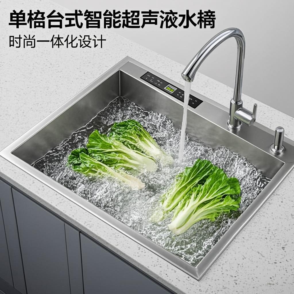 single bowl top mount sink smart multifunction