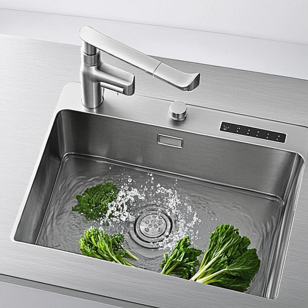 single bowl undermount sink smart multifunction