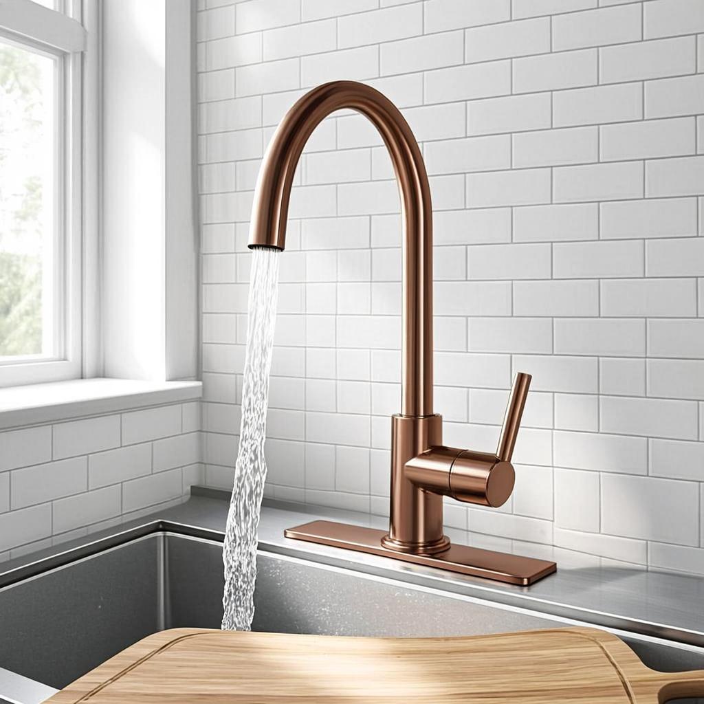 sink with cutting board modern kitchen lifestyle