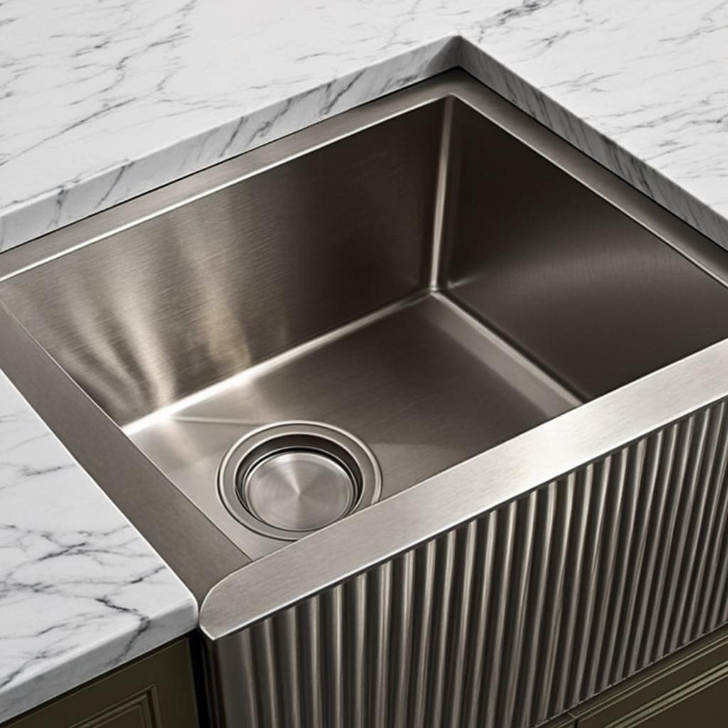 smart ultrasonic sink minimal industrial