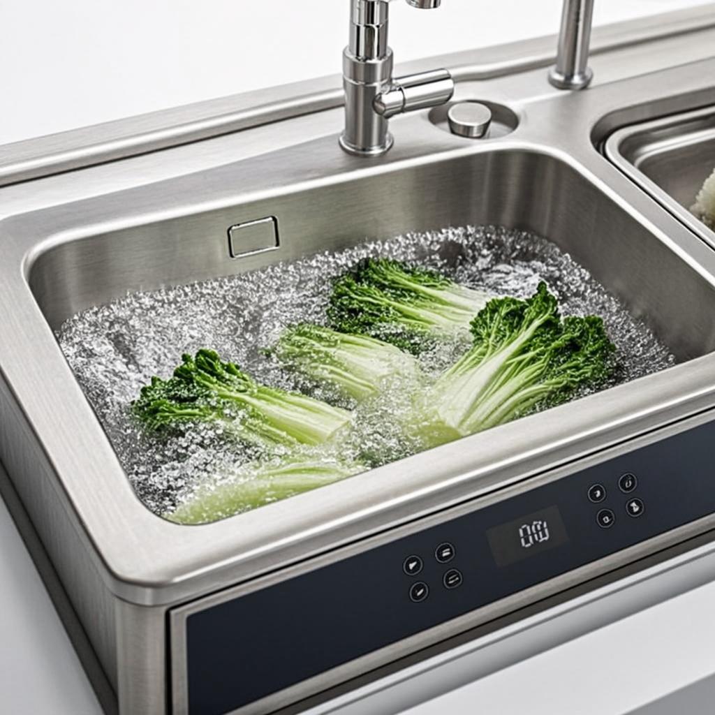 stainless kitchen cleaning basin smart multifunction
