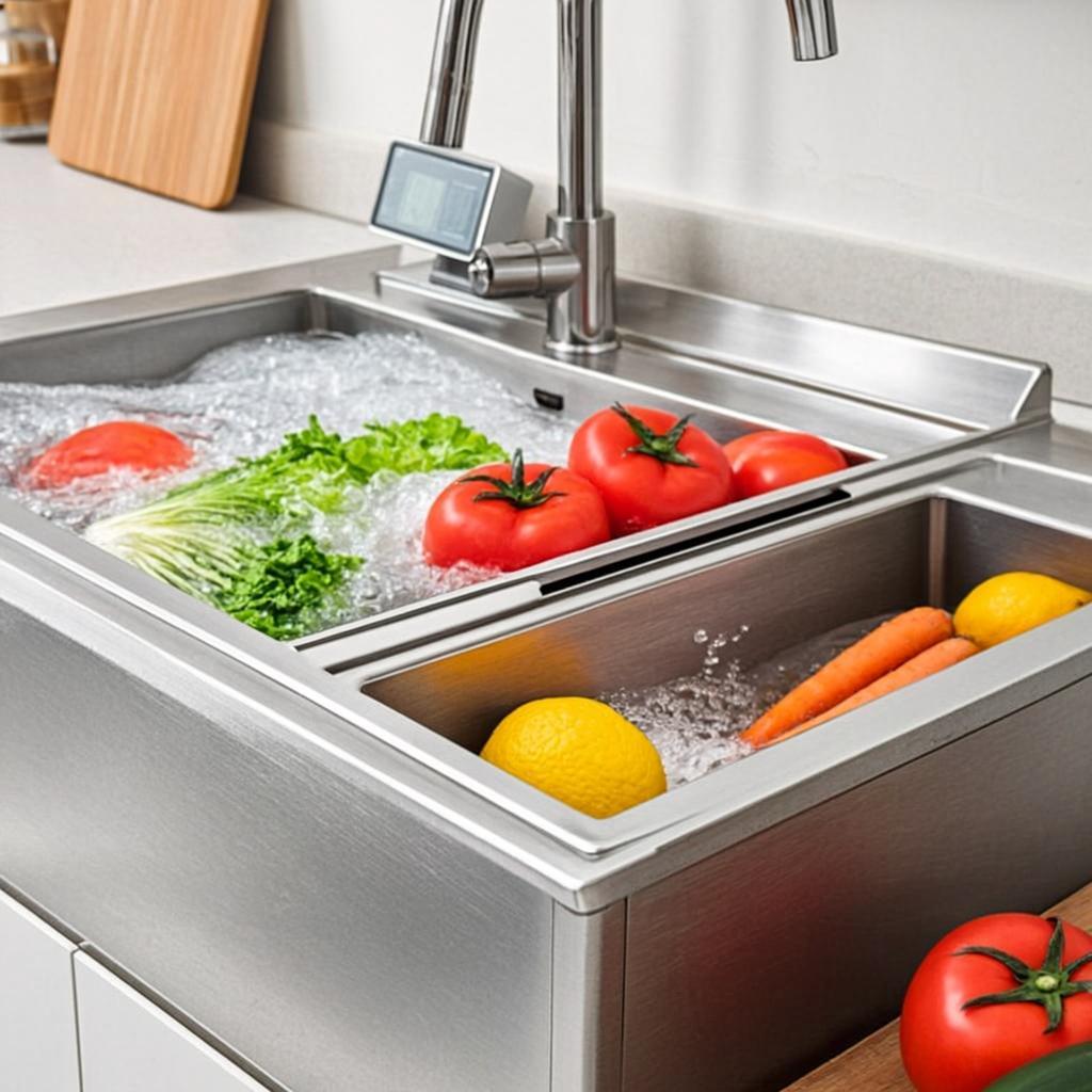 stainless steel kitchen sink smart multifunction