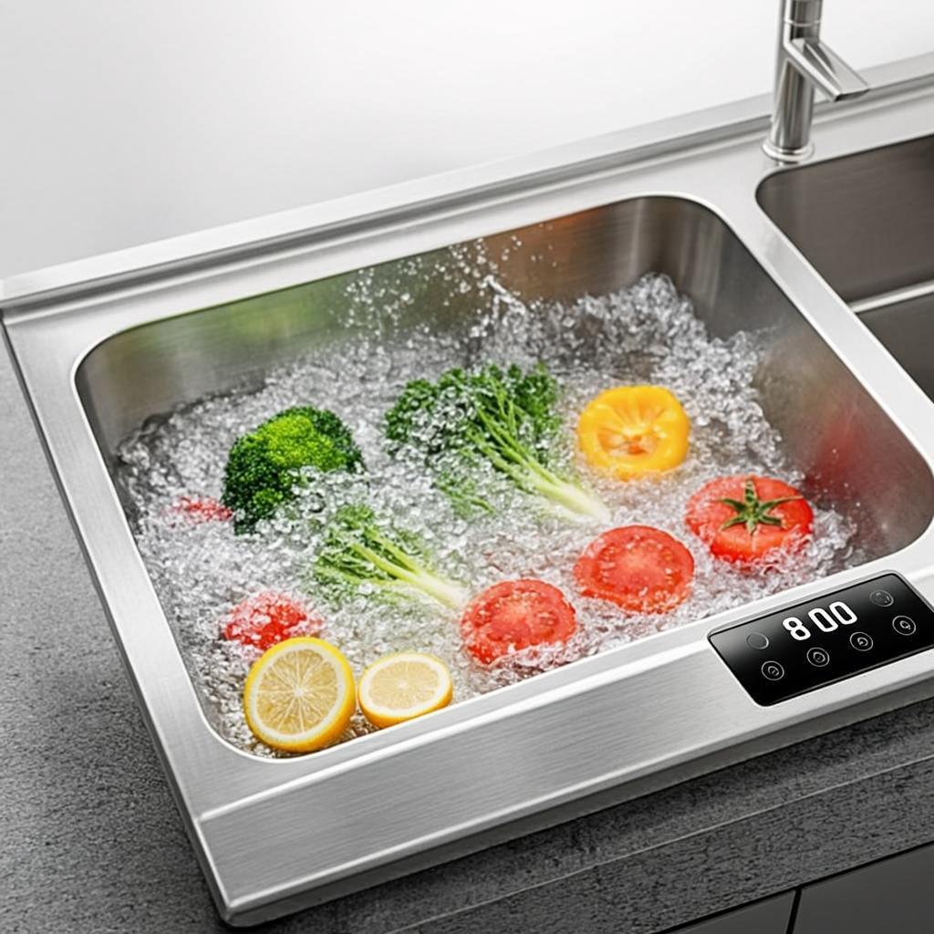 sus304 kitchen sink smart multifunction