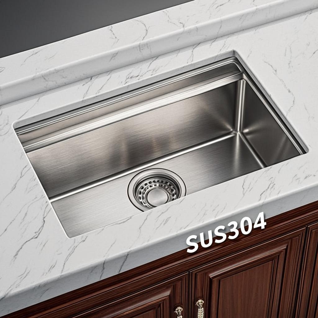 ultrasonic cleaning kitchen sink minimal industrial