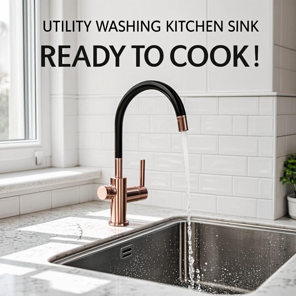 utility washing kitchen sink modern kitchen lifestyle