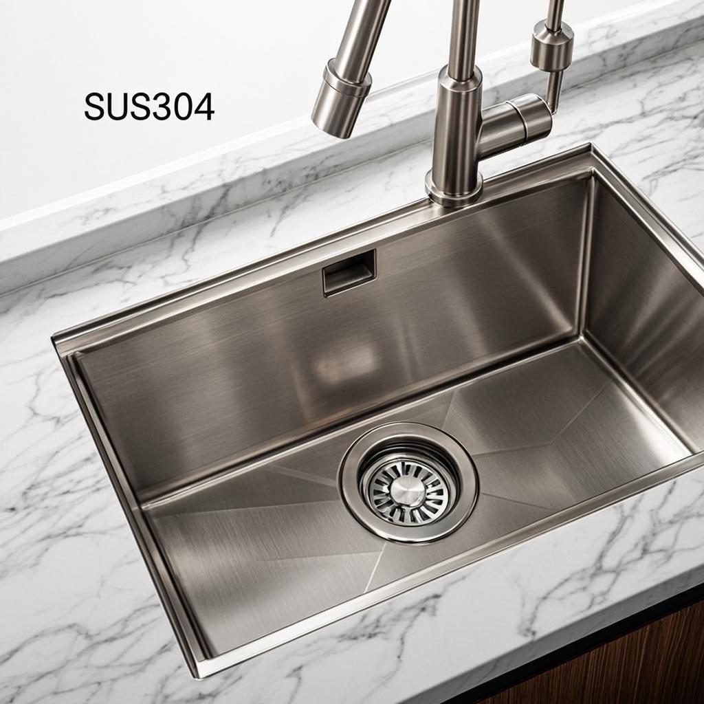 wide bowl kitchen basin minimal industrial